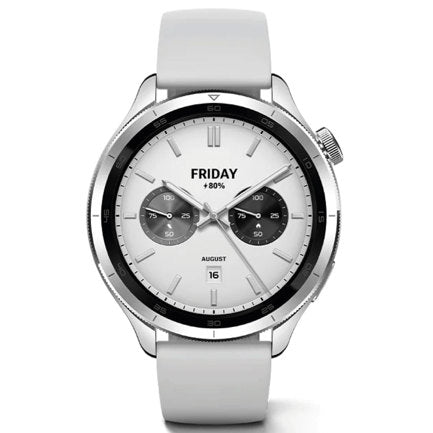 XIAOMI - Smartwatch Xiaomi Watch S4 1.43" 466x466 píxeles HyperOS 2 Bluetooth 5.3  Resistente al Agua Color Plata