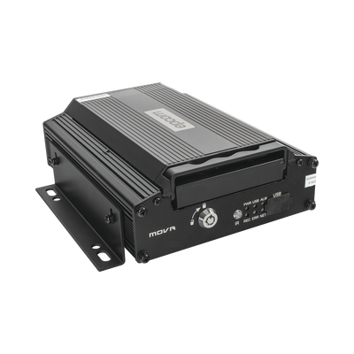 EPCOM - DVR Móvil / Multiplataforma / 4 Canales AHD 2 Megapixel / Almacenamiento en HDD / H.265 / Chip IA Embebido / Soporta 4G / WiFi / GPS