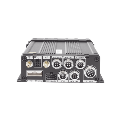 EPCOM - DVR Móvil / Multiplataforma / 4 Canales AHD 2 Megapixel / Almacenamiento en Memoria SD / H.265 / Chip IA Embebido / Soporta 4G / GPS