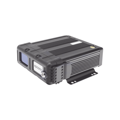 EPCOM - DVR Móvil / Multiplataforma / 4 Canales AHD 2 Megapixel / Almacenamiento en Memoria SD / H.265 / Chip IA Embebido / Soporta 4G / GPS
