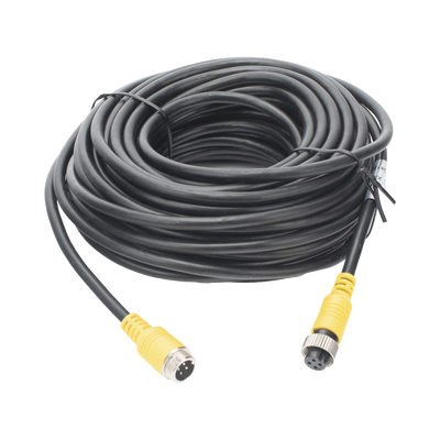 EPCOM -  Cable extensor con conector tipo aviación de 15m solo para soluciones de videovigilancia móvil XMR