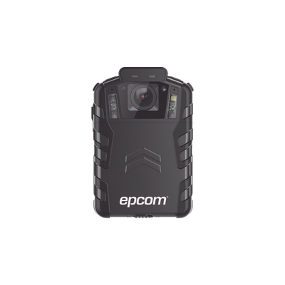 EPCOM - Body Camera para Seguridad / Hasta 32 Megapixeles / Video HD 3 Megapixel / Descarga de Video Automática / GPS Interconstruido / Pantalla LCD
