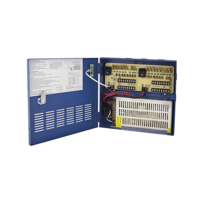 EPCOM POWERLINE - Fuente de poder profesional HEAVY DUTY de 11 - 15 Vcc @ 20 Amper, para 16 cámaras, con voltaje de entrada de: 110-220 Vca
