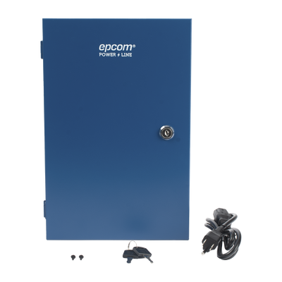 EPCOM POWERLINE - Fuente de Poder Profesional HEAVY DUTY @ 20 Amperes / 16 Canales / Hasta 1.25A por Salida / Ajuste Independiente de 11 a 15 Vcc por Salida / Protección Contra Sobrecargas / Filtro de Ruido Especial para Cámaras 4K.