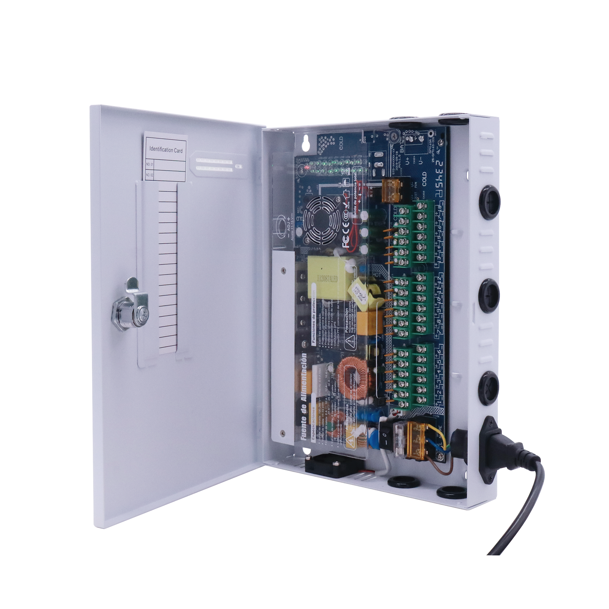 EPCOM POWERLINE - Fuente de alimentación / 11-15 Vcc / 18 salidas / 20 Amper / Con capacidad de respaldo