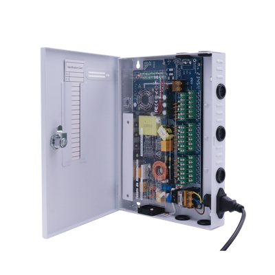 EPCOM POWERLINE - Fuente PREMIUM / 11-15 V / 18 canales / 20 A / Alta tecnología en seguridad / Doble ventilador / Hasta 1.8 Amperes por Salida / Filtro de ruido por canal / Diseño de alta gama.