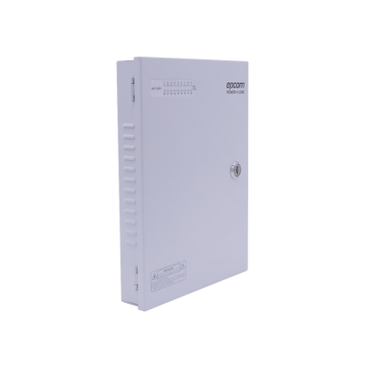 EPCOM POWERLINE - Fuente PREMIUM / 11-15 V / 18 canales / 30 A / Alta tecnología en seguridad / Doble ventilador / Hasta 1.85 Amperes por Salida / Filtro de Ruido por canal / Diseño de alta gama.