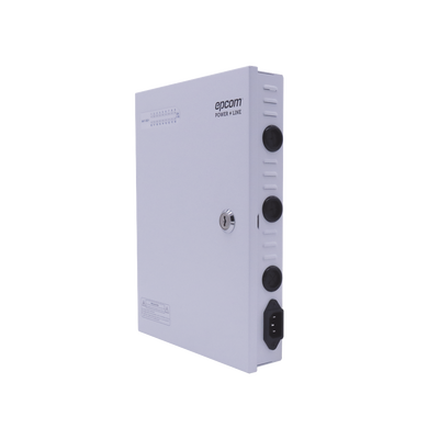 EPCOM POWERLINE - Fuente PREMIUM / 11-15 V / 18 canales / 30 A / Alta tecnología en seguridad / Doble ventilador / Hasta 1.85 Amperes por Salida / Filtro de Ruido por canal / Diseño de alta gama.