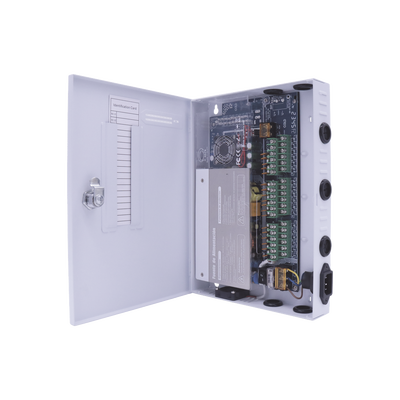 EPCOM POWERLINE - Fuente PREMIUM / 11-15 V / 18 canales / 30 A / Alta tecnología en seguridad / Doble ventilador / Hasta 1.85 Amperes por Salida / Filtro de Ruido por canal / Diseño de alta gama.