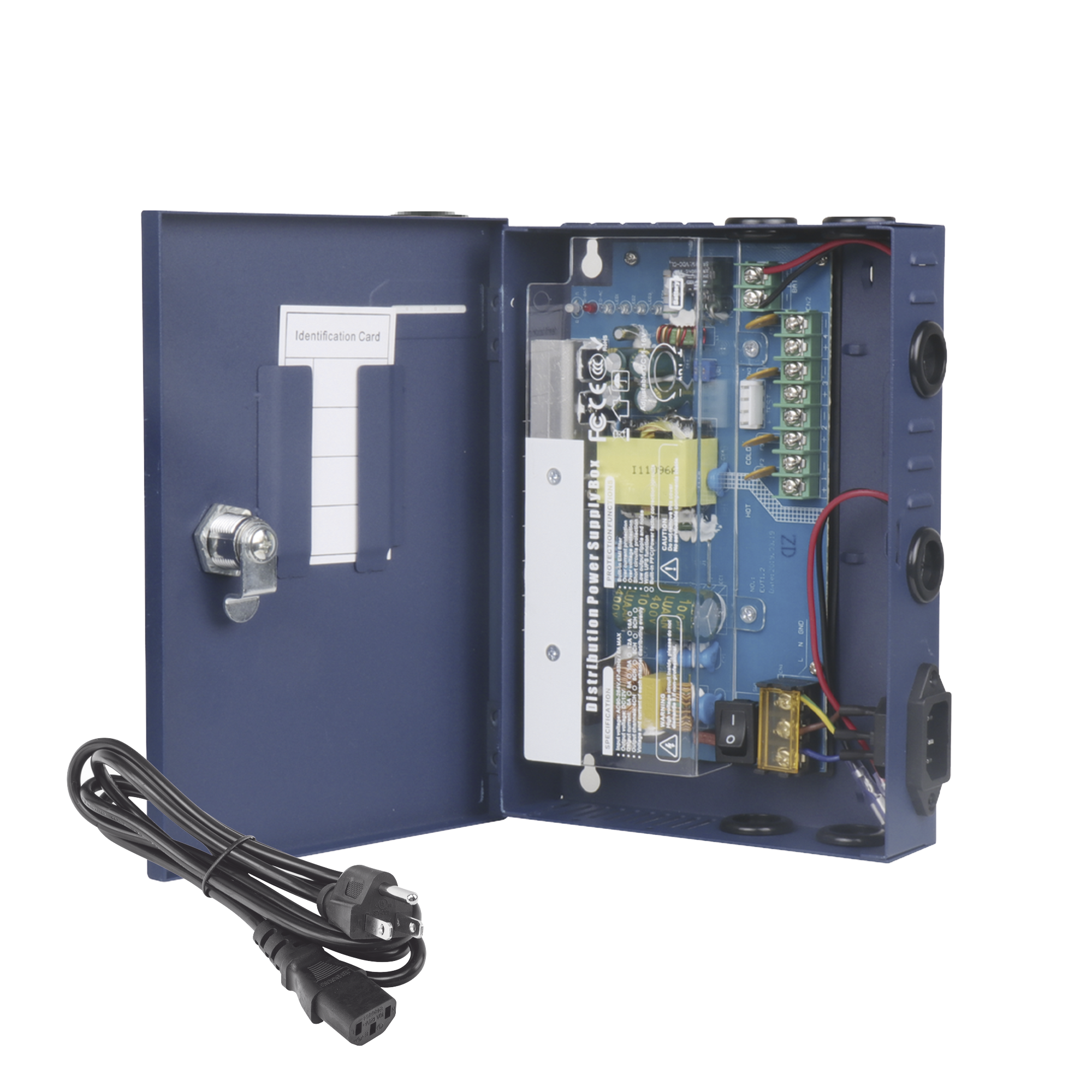 EPCOM POWERLINE - Fuente de Alimentación ALTO RENDIMIENTO de 11 - 15 Vcc @ 6 Amper / 4 Canales de Salida / Voltaje de Entrada de 96-264 Vca / Capacidad de respaldo