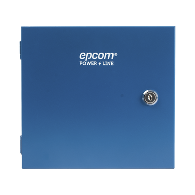 EPCOM POWERLINE - Fuente de Poder Profesional HEAVY DUTY @ 16 Amperes / 8 Canales / Hasta 2A por Salida / Ajuste independiente de 11 a 15 Vcc por Salida / Protección Contra Sobrecargas / Filtro de Ruido Especial para Cámaras 4K.