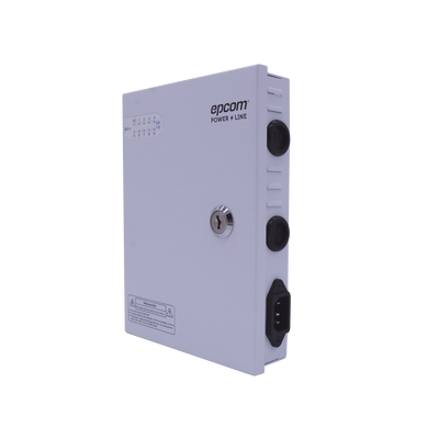 EPCOM POWERLINE - Fuente PREMIUM / 11-15 V / 9 canales / 16 A / Alta tecnología en seguridad / Doble ventilador / Hasta 1.8 Amperes por Salida / Filtro de ruido por canal / Diseño de alta gama.