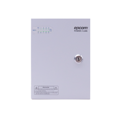 EPCOM POWERLINE - Fuente PREMIUM / 11-15 V / 9 canales / 16 A / Alta tecnología en seguridad / Doble ventilador / Hasta 1.8 Amperes por Salida / Filtro de ruido por canal / Diseño de alta gama.