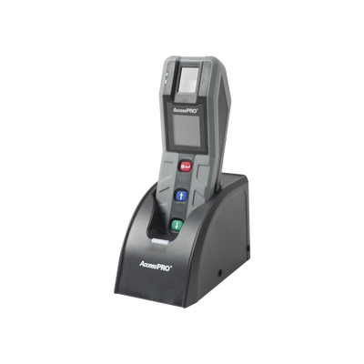 ACCESSPRO - Kit de Control de Rondas por Huella para Vigilantes, Soporte para 500 Huellas y 30,000 Eventos
