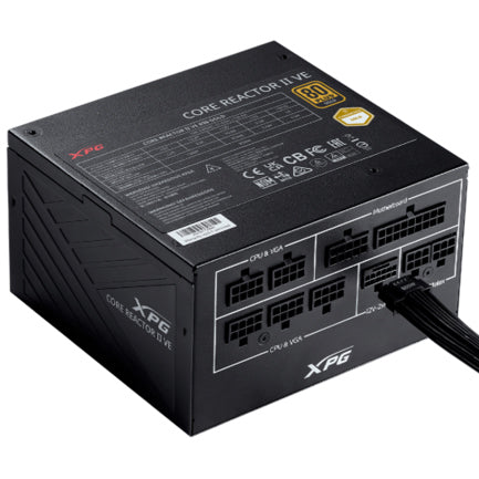 XPG - Fuente de Poder 650W XPG Corereactor II 80 Plus Gold ATX 24 Pin