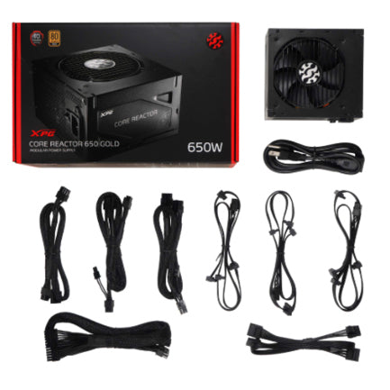 XPG - Fuente de Poder 650W XPG Corereactor II 80 Plus Gold ATX 24 Pin