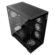 XPG - Gabinete Gamer XPG Invader X Media Torre De Vidrio Templado ATX Negro