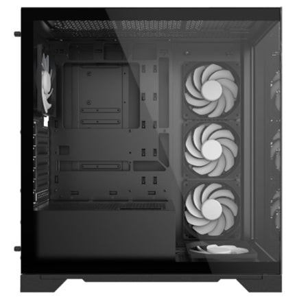 XPG - Gabinete Gamer XPG Invader X Media Torre De Vidrio Templado ATX Negro
