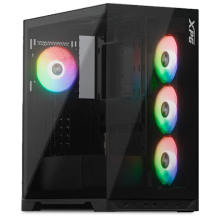 XPG - Gabinete Gamer XPG Invader X Media Torre De Vidrio Templado ATX Negro