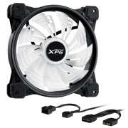 XPG - VVentilador XPG Hurricane 140mm ARGB PWM 140mm 1800RPM ARGB Negro Blanco