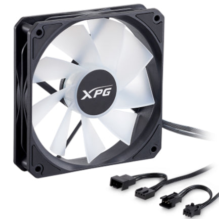 XPG - Kit 3 Ventiladores Thermaltake VENTO 120 ARGB PWM 120mm Negro