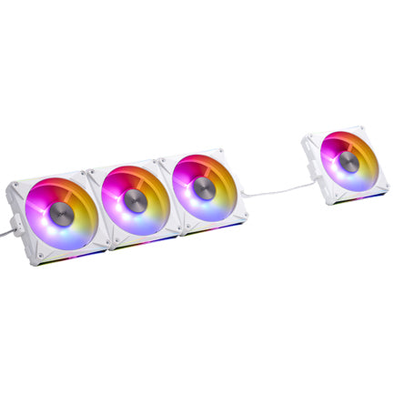 XPG - Ventilador XPG HURRICANE MAG 120 ARGB PWM 120mm 2000RPM ARGB Blanco
