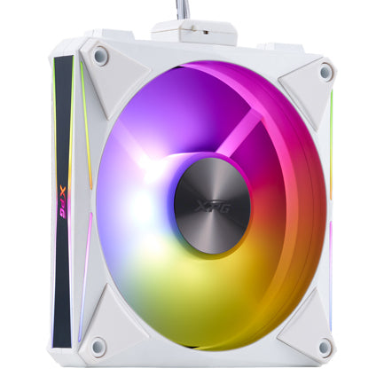 XPG - Ventilador XPG HURRICANE MAG 120 ARGB PWM 120mm 2000RPM ARGB Blanco