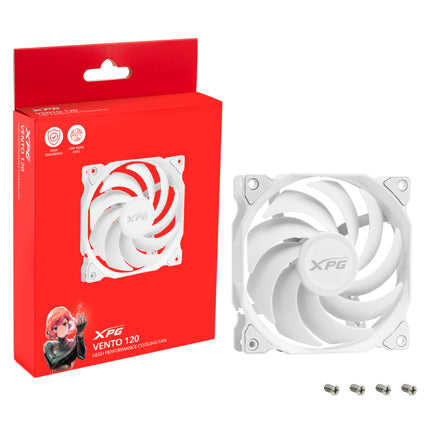 XPG - Ventilador XPG Vento 120 ARGB 120mm 1200RPM ARGB Blanco
