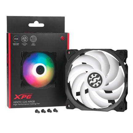 XPG - Ventilador XPG Vento 120 ARGB 120mm 1200RPM ARGB Negro