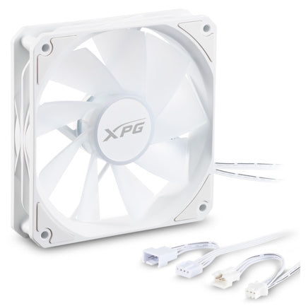 XPG - Ventilador XPG Vento R 120 PWM 120mm 1600RPM ARGB Blanco