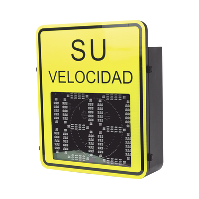 ACCESSPRO - Radar Medidor de Velocidad de 3 Dígitos / Doble salida de Relevador / Tarjeta Micro SD / Puerto de red TCP IP / Detección de Exceso de Velocidad / Integración  con Cámara.