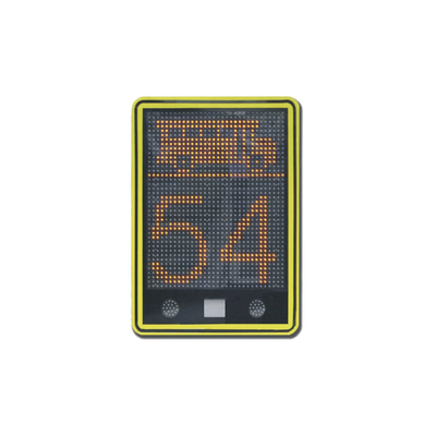 ACCESSPRO - Radar de velocidad de 3 dígitos con mensajes variables y confgurables