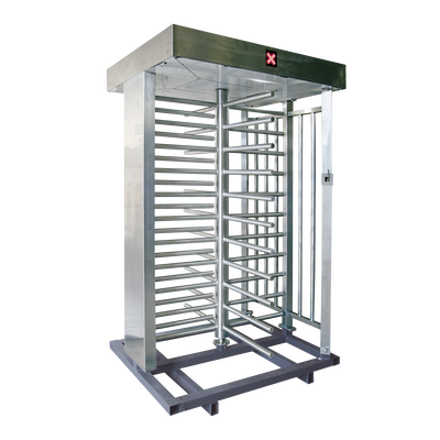 ACCESSPRO - Torniquete Sencillo / Cuerpo Completo / Interior/Exterior /  Acero Inoxidable /Acabado de Lujo / Alto Tráfico