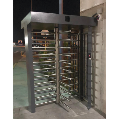 ACCESSPRO - Torniquete Sencillo / Cuerpo Completo / Interior/Exterior / 100% Acero con Pintura Gris / EJE CENTRAL de Acero Inoxidable /Acabado de Lujo / Alto Tráfico