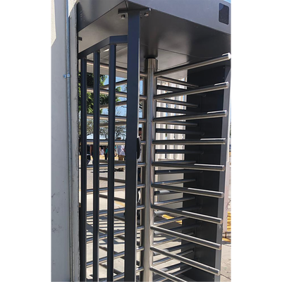 ACCESSPRO - Torniquete Sencillo / Cuerpo Completo / Interior/Exterior / 100% Acero con Pintura Gris / EJE CENTRAL de Acero Inoxidable /Acabado de Lujo / Alto Tráfico