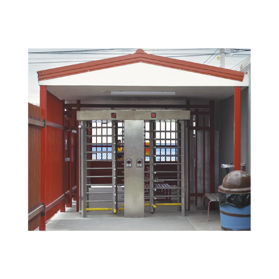 ACCESSPRO - Torniquete Doble / Cuerpo Completo / Interior/Exterior / 100% Acero Inoxidable / Acabado de Lujo / Alto Tráfico