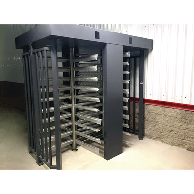 ACCESSPRO - Torniquete Doble / Cuerpo Completo / Interior/Exterior / 100% Acero con Pintura Gris / EJE CENTRAL de Acero Inoxidable / Acabado de Lujo / Alto Tráfico