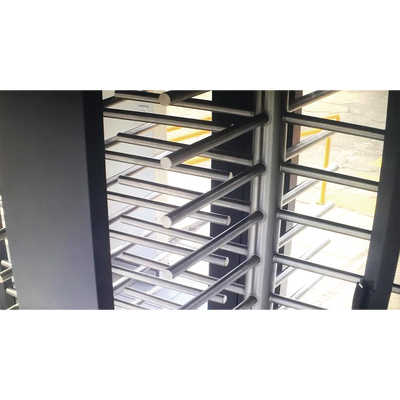 ACCESSPRO - Torniquete Doble / Cuerpo Completo / Interior/Exterior / 100% Acero con Pintura Gris / EJE CENTRAL de Acero Inoxidable / Acabado de Lujo / Alto Tráfico