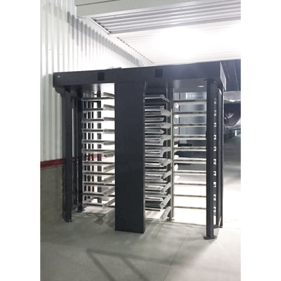 ACCESSPRO - Torniquete Doble / Cuerpo Completo / Interior/Exterior / 100% Acero con Pintura Gris / EJE CENTRAL de Acero Inoxidable / Acabado de Lujo / Alto Tráfico