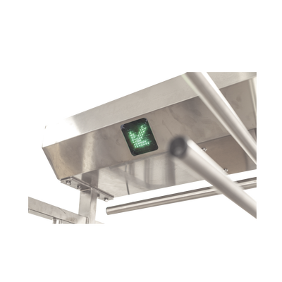 ACCESSPRO - Torniquete Doble de Cuerpo Completo / 100% Acero Inoxidable / Diseño Elegante