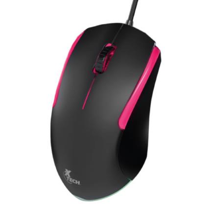 XTECH - Combo teclado mouse y mousepad gaming RGB XTech Hasha XTK-535S - Tamaño full size - Conexion USB - Español - Color Negro