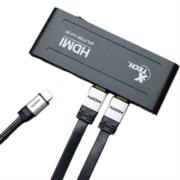 XTECH - Multiplicador HDMI XTech XHA-410 de 4 Salidas Alimentación Propia Resolución 1920x1080p 1 Conector Hembra