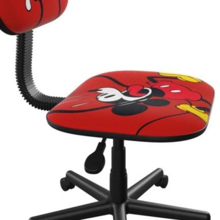 XTECH - Silla Mickey Mouse Disney XTech XTF-DC001MK - Asiento extraacolchado y ruedas suaves - Peso de hasta 79kg
