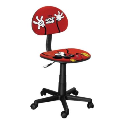 XTECH - Silla Mickey Mouse Disney XTech XTF-DC001MK - Asiento extraacolchado y ruedas suaves - Peso de hasta 79kg
