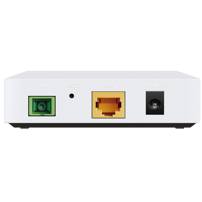 TP-LINK - ONU/ONT - Unidad de Red Óptica XPON dual EPON/GPON / 1 Puerto RJ45 10/100/1000 Mbps / 1 puerto XPON Conector SC/APC / Equipo Bridge / Longitud de Onda Up: 1310 nm Dw: 1490 nm