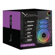 XZEAL - Kit Ventiladores Xzeal XZ1100 ARGB 120x25mm 1200 RPM