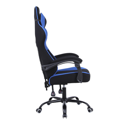 XZEAL - Silla Gamer Xzeal XZ20 Tela Foam Reclinable 140° Base de Metal Piston Clase 3 115Kgs Brazos Fijos Negro-Azul
