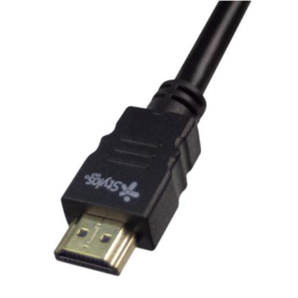 XZEAL - Cable Stylos HDMI 1.4 Macho - HDMI 1.4 Macho 2 Metros Negro