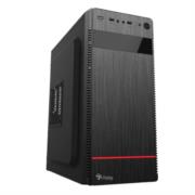 XZEAL - Gabinete Stylos Midi-Tower ATX/Micro-ATX/Mini-ITX USB 3.0 con Fuente de 500W sin Ventiladores Instalados Negro