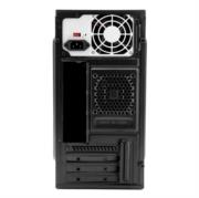 XZEAL - Gabinete Stylos Mini-Tower Micro-ATX/Mini-ITX USB 3.0 con Fuente de 500W sin Ventiladores Instalados Negro/Rojo